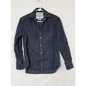 Frank & Eileen 100% Cotton Italian Corduroy Button Down, Size XXS Lagoon